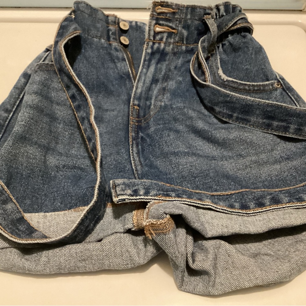 Denim shorts